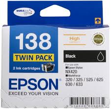 Epson 138 Black Twin Pack
