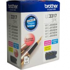Brother LC3317 CMY Colour Pack - 550 pages each