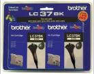 Brother LC37BK Black Ink Cartridge - Twinpack of LC37B