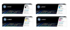 HP #202A Black Toner Cartridge CF500A - 1,400 pages
