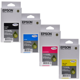 Epson 711XXL Black Ink Cartridge - 3,400 pages