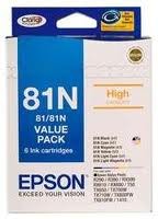 Epson 81N HY Ink Value Pack (contains B,C,M,Y,LC,LM)